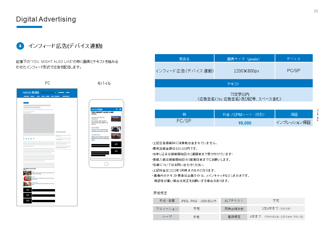 Nikkei Asiaの新広告商品を公開しました