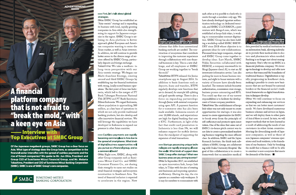 Push the envelope -- Revealing management's vision to Asian stakeholders